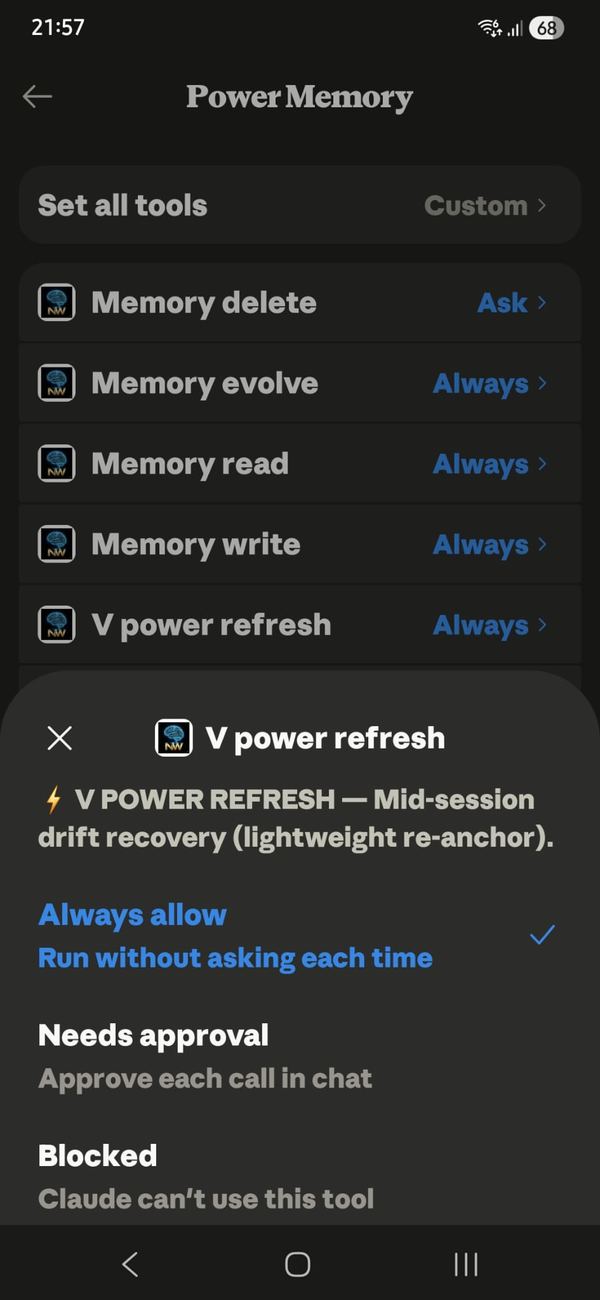 V POWER REFRESH