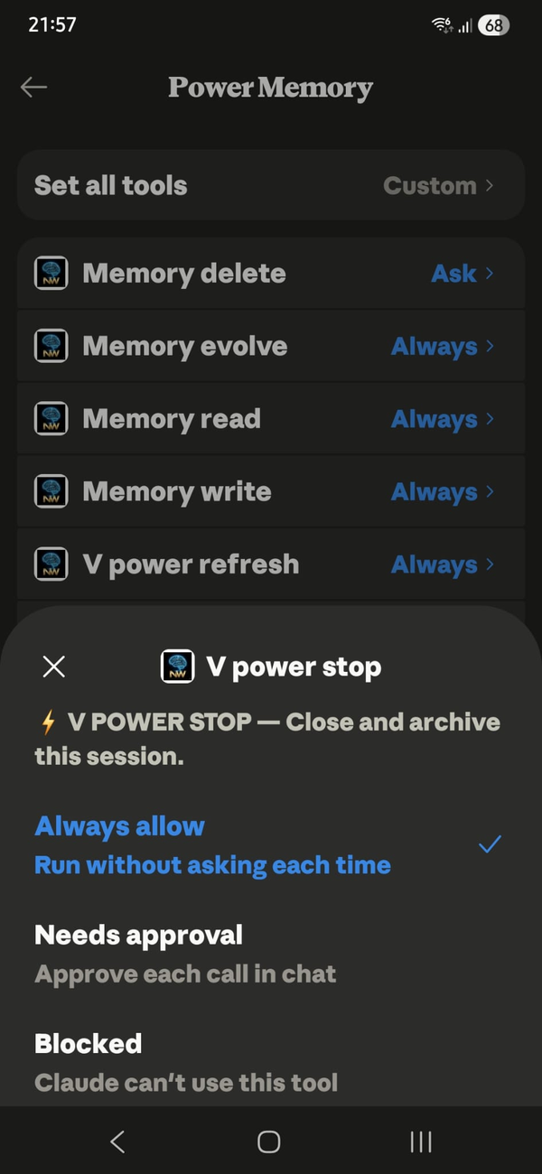 V POWER STOP